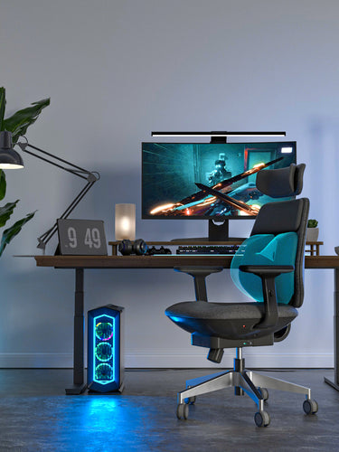 Black_Air_Smart_Chair_Positioned_In_Gaming_Setup