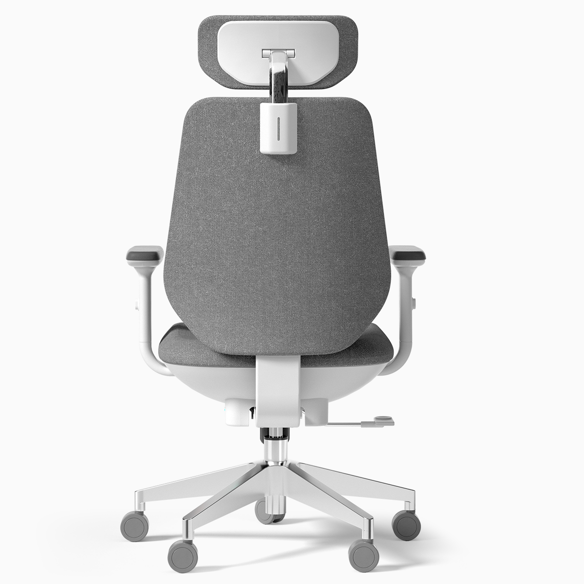 Backrobo_grey_Air_Smart_Chair_rear_view